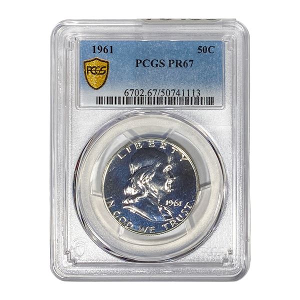 1961 Franklin Half Dollar PCGS PR67