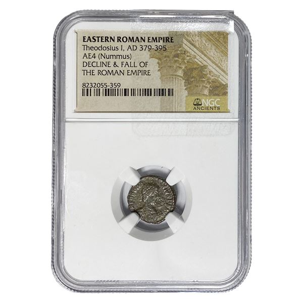 East Roman Theodosius I, AD 379-395 AE4 Nummus