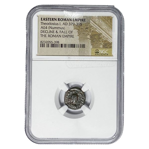 East Roman Theodosius I, AD 379-395 AE4 Nummus