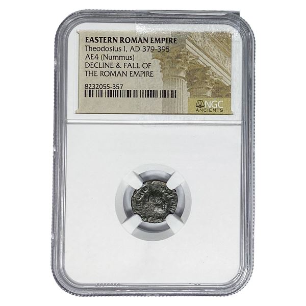 East Roman Theodosius I, AD 379-395 AE4 Nummus
