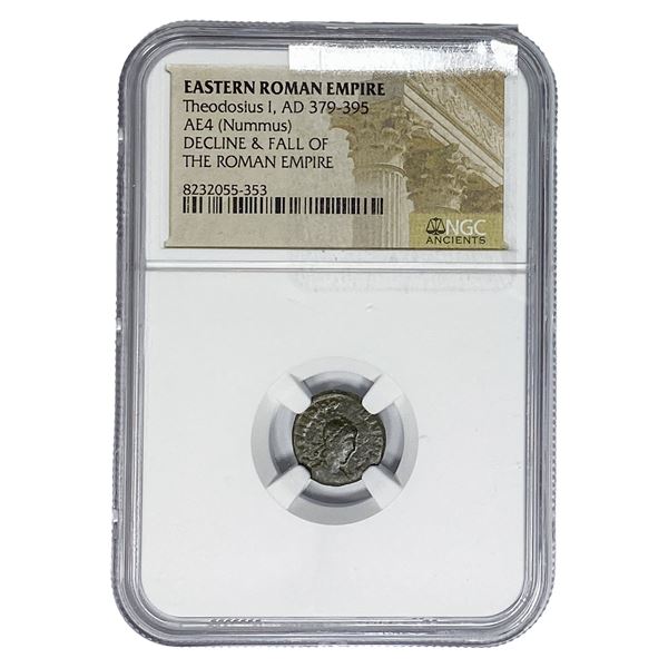 East Roman Theodosius I, AD 379-395 AE4 Nummus