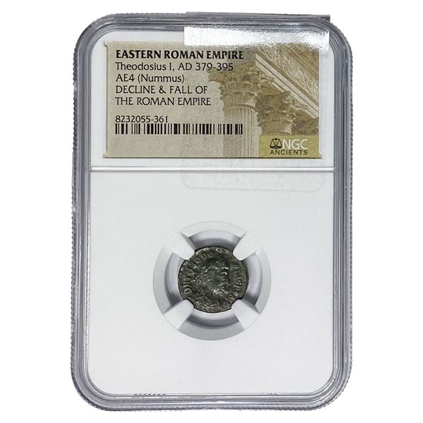East Roman Theodosius I, AD 379-395 AE4 Nummus