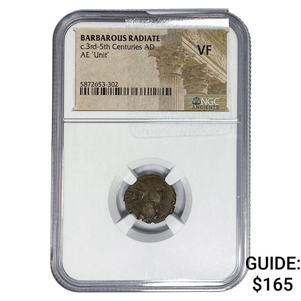 Barbarous Radiate c.3rd-5th Centuries AD AE 'Unit' NGC