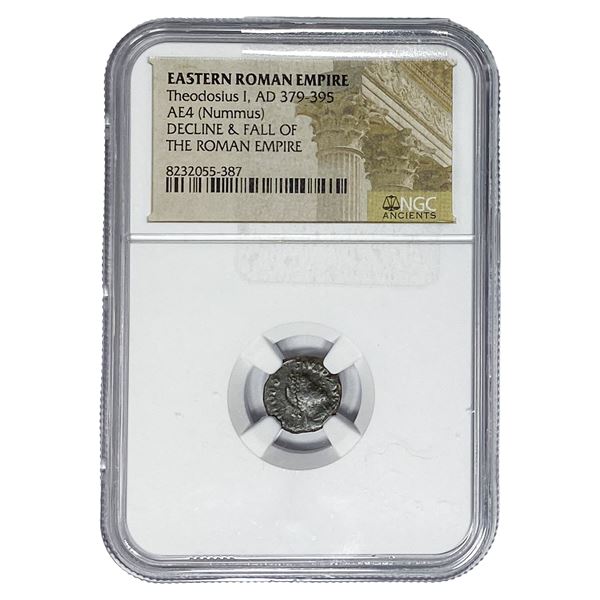 East Roman Theodosius I, AD 379-395 AE4 Nummus