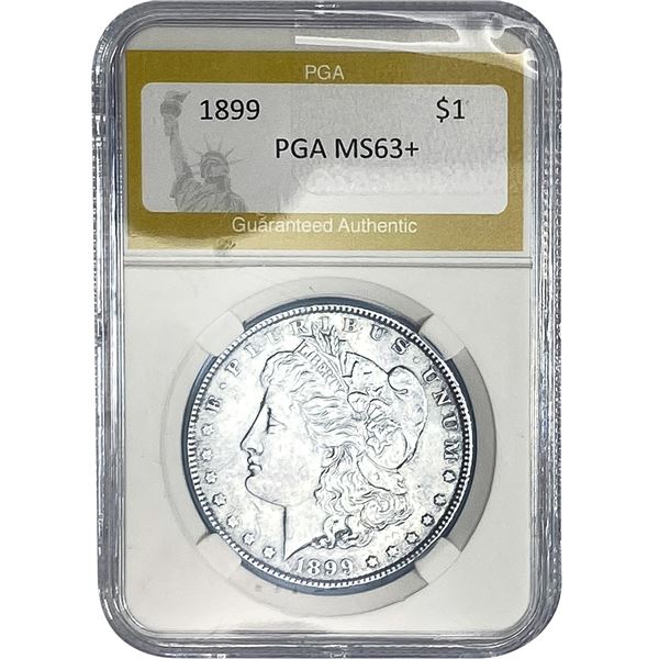 1899 Morgan Silver Dollar PGA MS63+