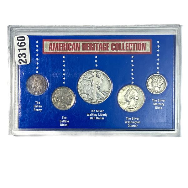 1908-1960 American Heritage Coll. Type Set 1C-50C