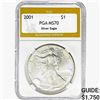 2001 American Silver Eagle PGA MS70