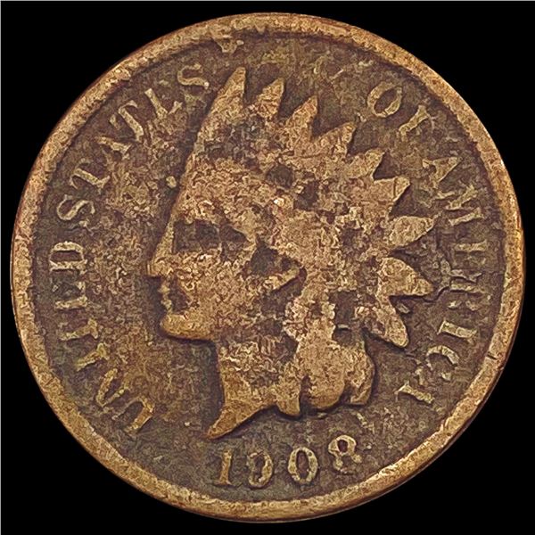 1908-S Indian Head Cent NICELY CIRCULATED