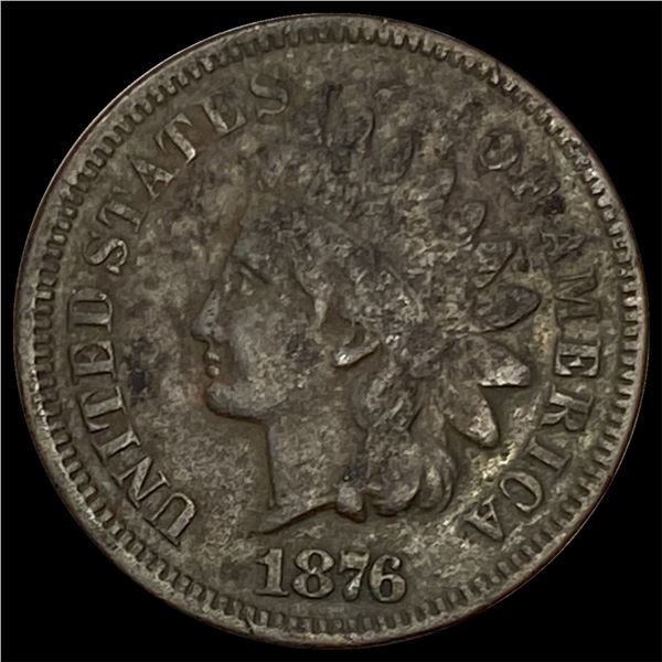 1876 Indian Head Cent NICELY CIRCULATED