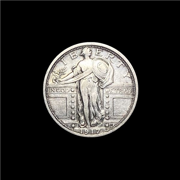 1917 Type 1 Standing Liberty Quarter LIGHTLY CIRCULATED