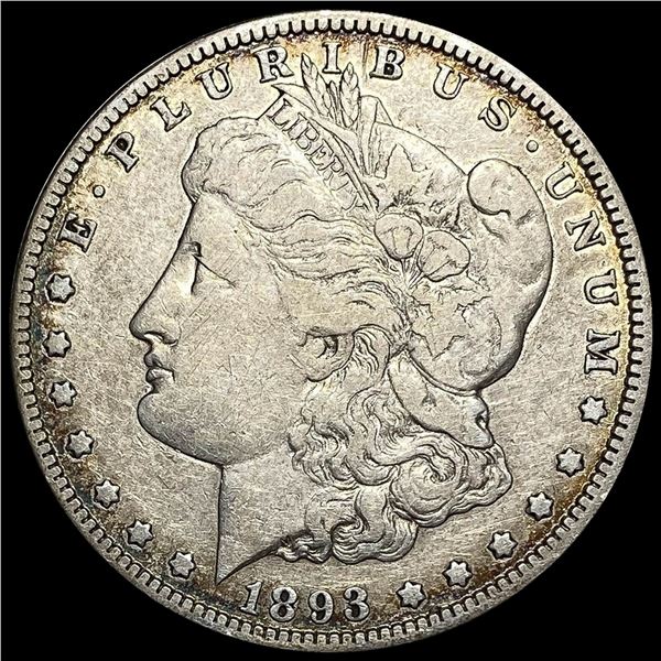 1893-O Silver Morgan Dollar NEARLY UNCIRCULATED
