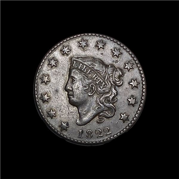 1822 Coronet Head Large Cent CLOSELY UNCIRCULATED