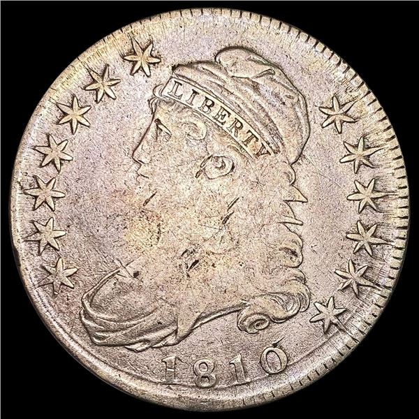 1810 Capped Bust Half Dollar NICELY CIRCULATED