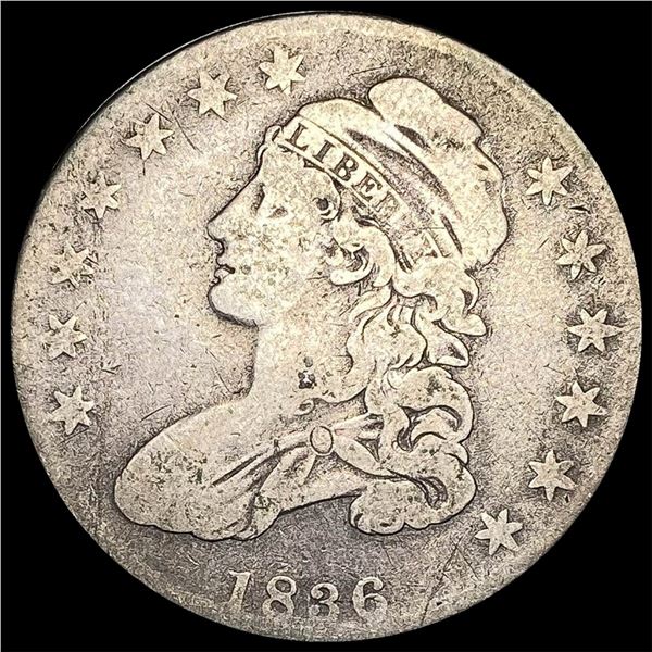 1836 Capped Bust Half Dollar NICELY CIRCULATED