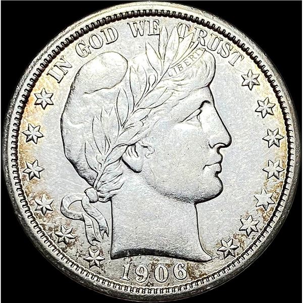 1906-O Silver Barber Half Dollar CLOSELY UNCIRCULATED