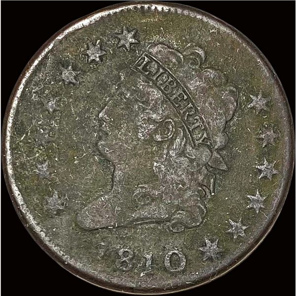1810 Classic Head Large Cent NICELY CIRCULATED