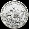 Image 2 : 1857 Seated Liberty Silver Quarter NEARLY UNCIRCULATED