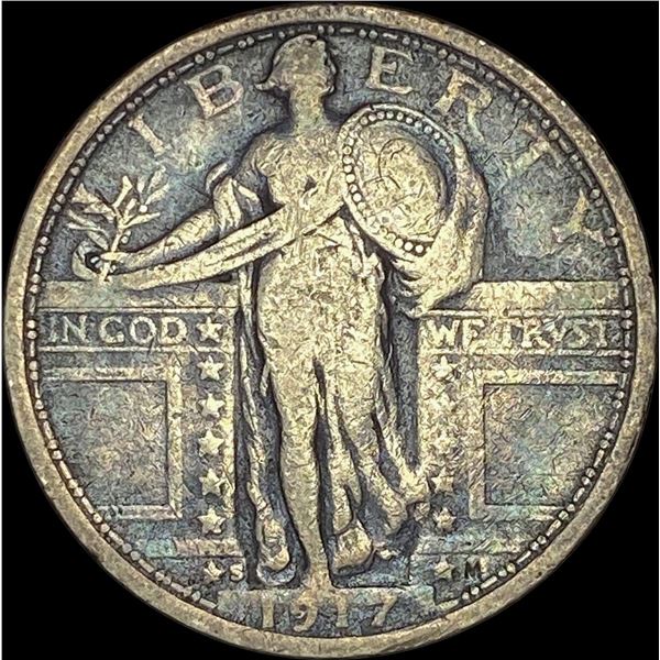 1917 Standing Liberty Quarter NICELY CIRCULATED