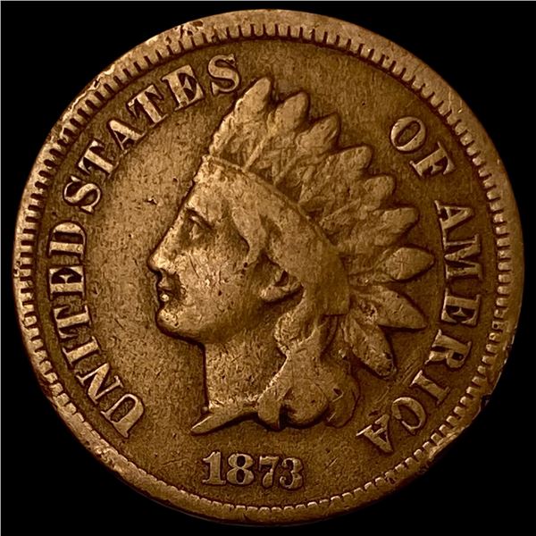 1873 Indian Head Cent NICELY CIRCULATED