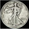 1933-S Silver Walking Liberty Half Dollar    NEARLY UNCIRCULATED