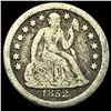 Image 1 : 1852-O Silver Seated Liberty Dime NICELY  CIRCULATED