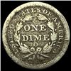 Image 2 : 1852-O Silver Seated Liberty Dime NICELY  CIRCULATED