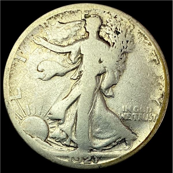 1921-S Silver Walking Liberty Half Dollar  NICELY CIRCULATED