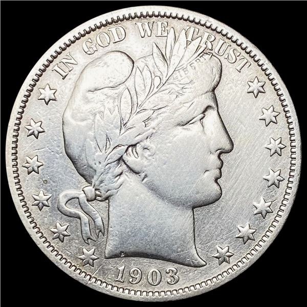 1903-S Barber Half Dollar LIGHTLY CIRCULATED