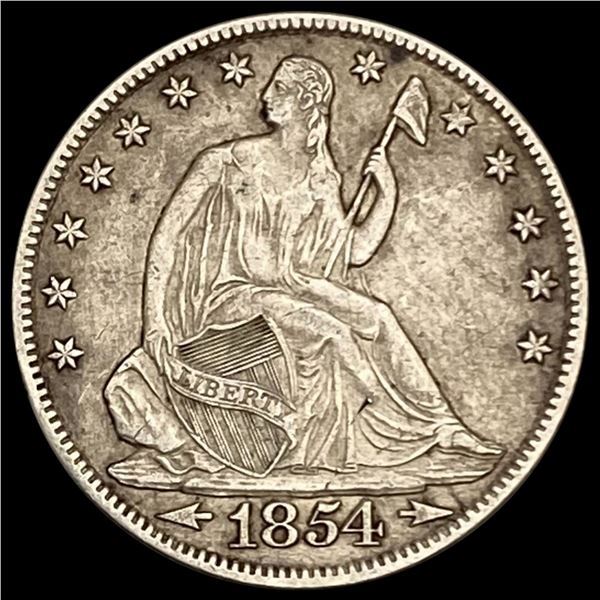 1854-O Seated Liberty Half Dollar CLOSELY UNCIRCULATED
