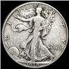 1938-D Silver Half Dollar Walking Liberty  LIGHTLY CIRCULATED