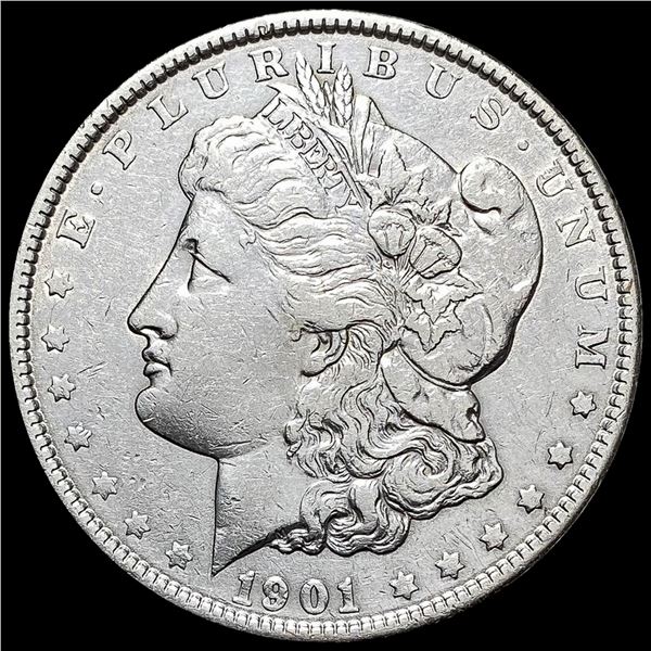 1901 Morgan Silver Dollar NEARLY UNCIRCULATED