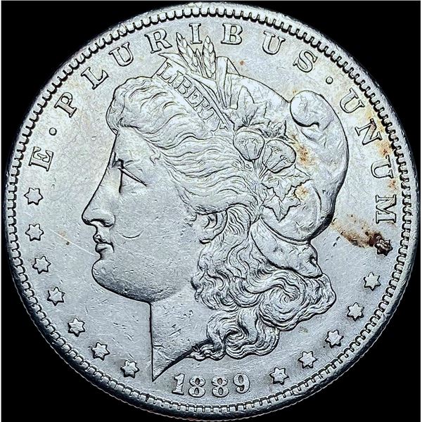1889-S Silver Morgan Dollar CHOICE AU
