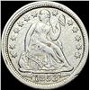 Image 1 : 1853 Silver Seated Liberty Dime CLOSELY  UNCIRCULATED