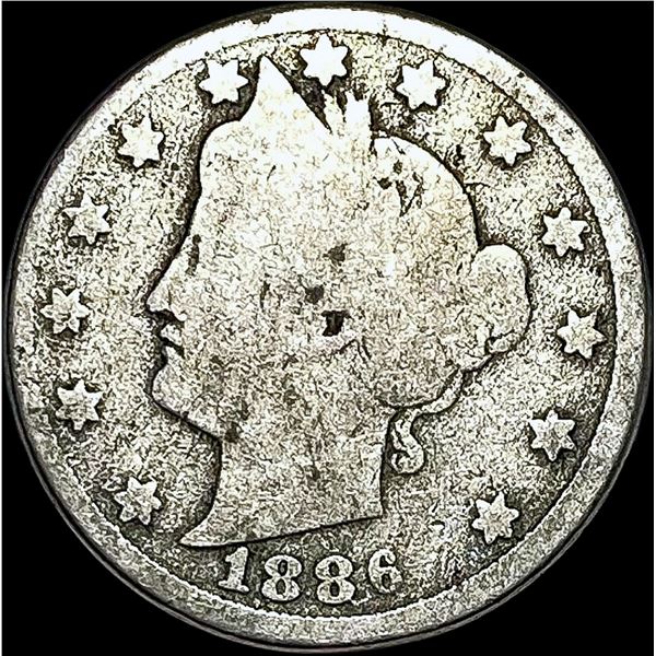 1886 Liberty Head Nickel NICELY CIRCULATED