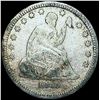 Image 1 : 1860-O Silver Seated Liberty Quarter GEM BU