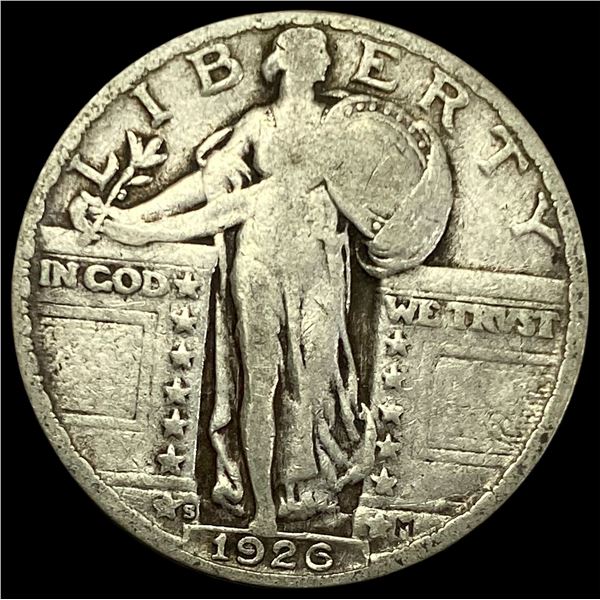 1926-S Silver Standing Liberty Quarter NICELY  CIRCULATED