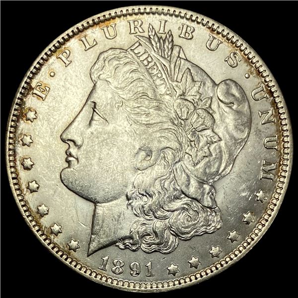 1891-O Silver Morgan Dollar CHOICE AU