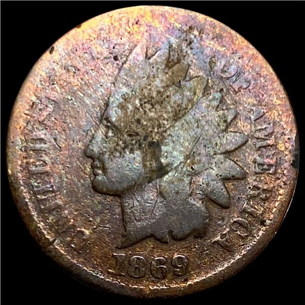 1869 Indian Head Cent NICELY CIRCULATED