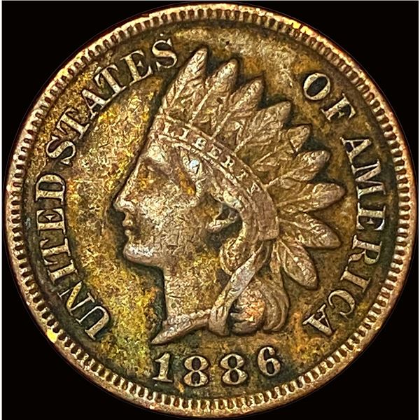 1886 Indian Head Cent NEARLY UNCIRCULATED