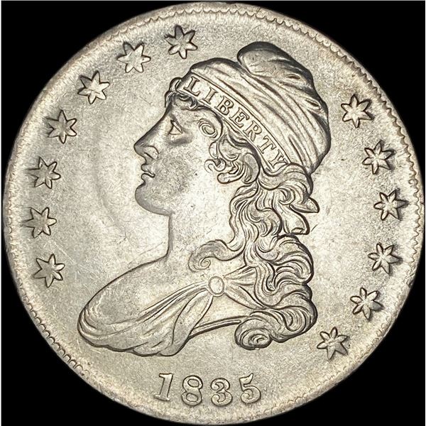 1835 Capped Bust Half Dollar CHOICE AU