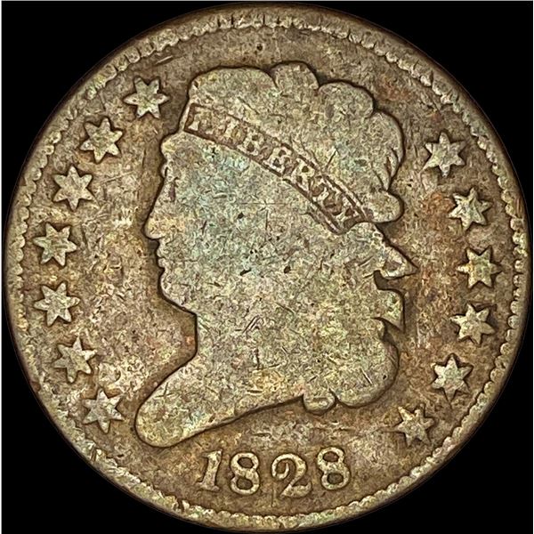 1828 Classic Head Half Cent NICELY CIRCULATED