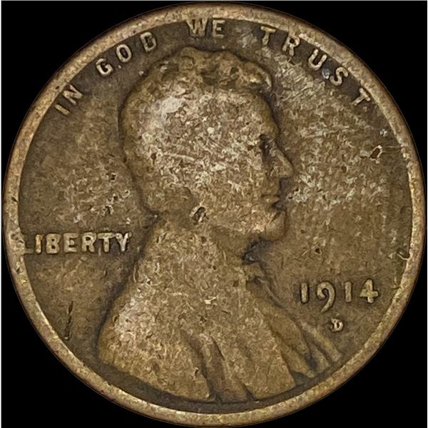 1914-D Lincoln Wheat Cent NICELY CIRCULATED