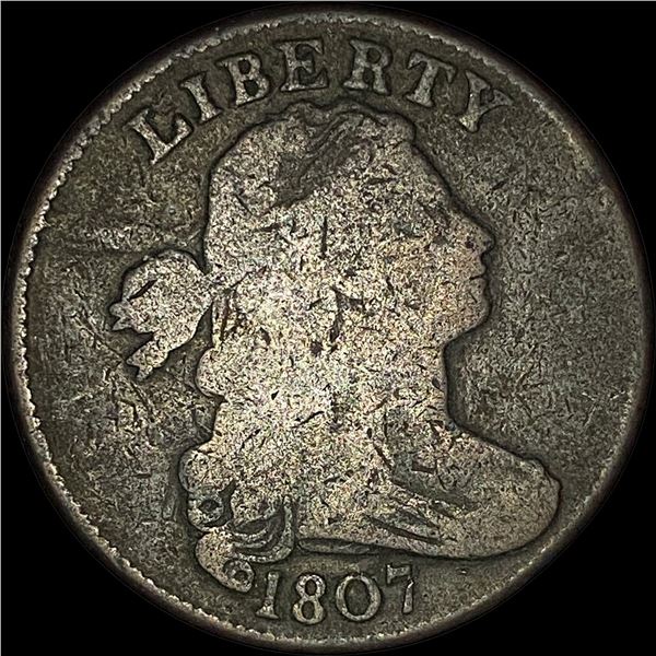 1807 Draped Bust Large Cent NICELY CIRCULATED