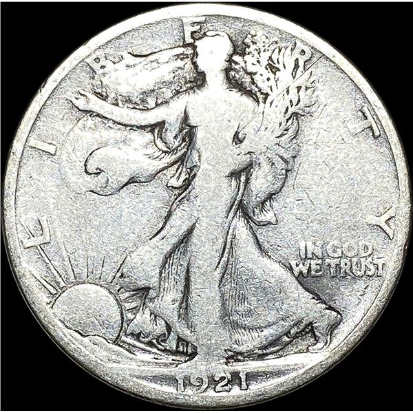 1921-S Walking Liberty Half Dollar NICELY  CIRCULATED