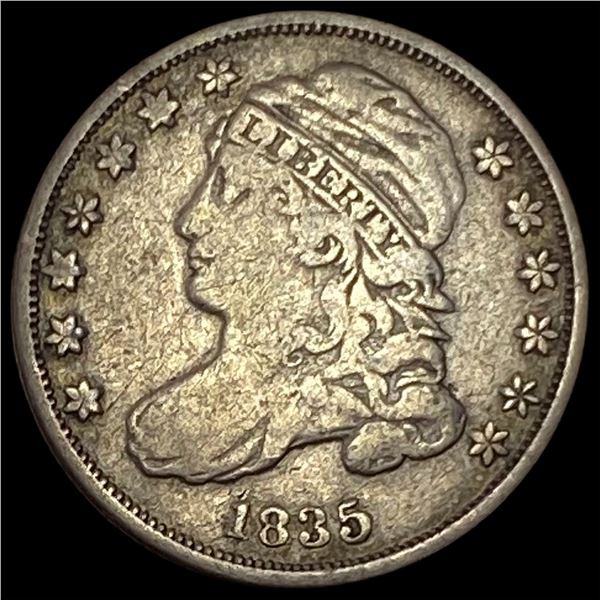 1835 Capped Bust Dime LIGHTLY CIRCULATED