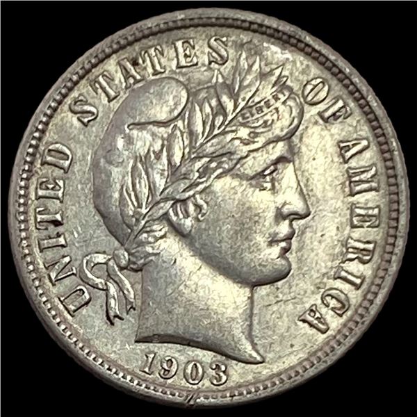 1903-O Silver Barber Dime CLOSELY  UNCIRCULATED