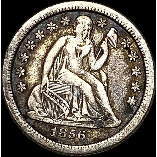 1856-O Seated Liberty Dime NEARLY  UNCIRCULATED