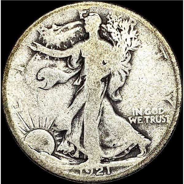 1921-S Walking Liberty Half Dollar NICELY  CIRCULATED