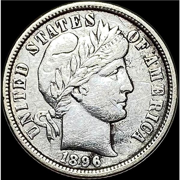 1896-O Silver Barber Dime CLOSELY UNCIRCULATED