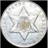 Image 1 : 1861 Silver Three-Cent Piece UNCIRCULATED